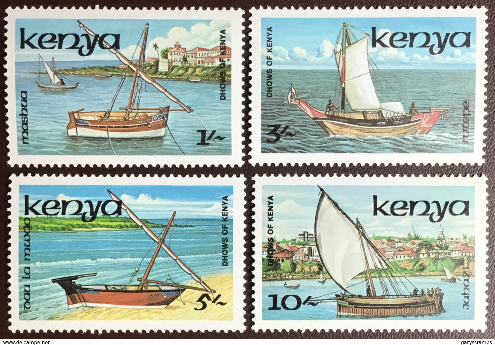 Kenya 1986 Dhows Ships MNH - Kenia (1963-...)