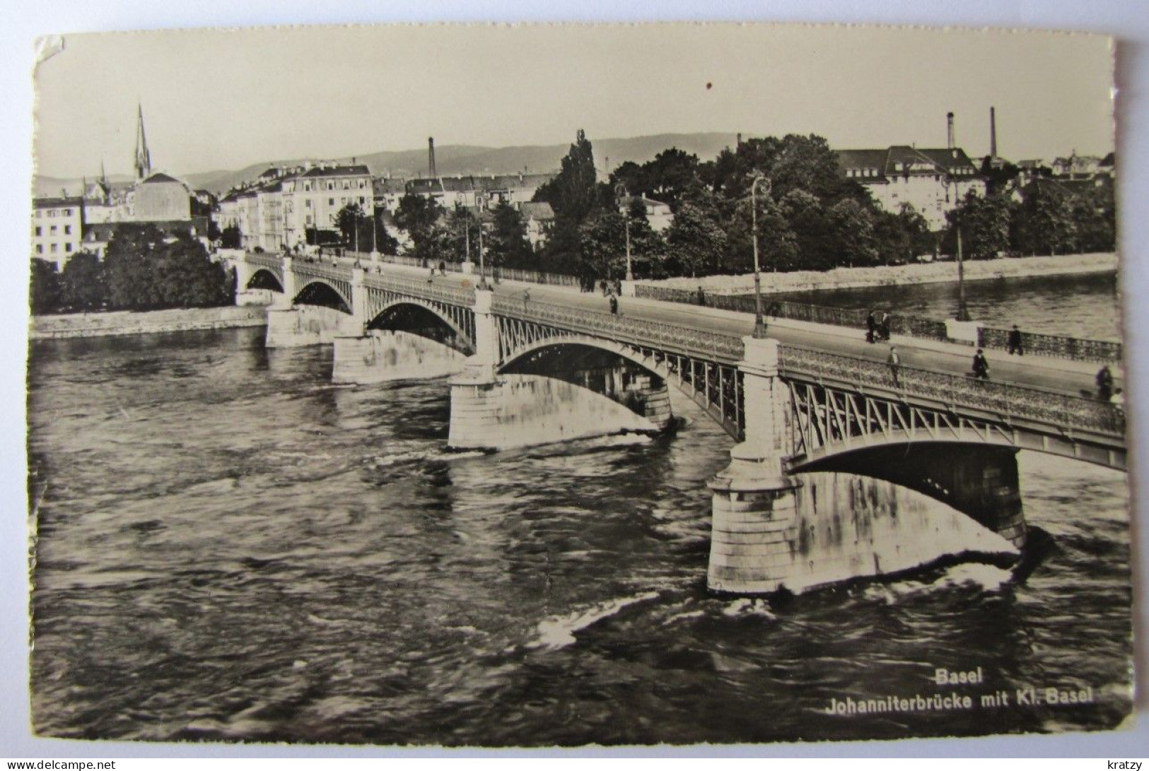 SUISSE - BÂLE - BASEL - Johanniterbrücke - 1949 - Bâle