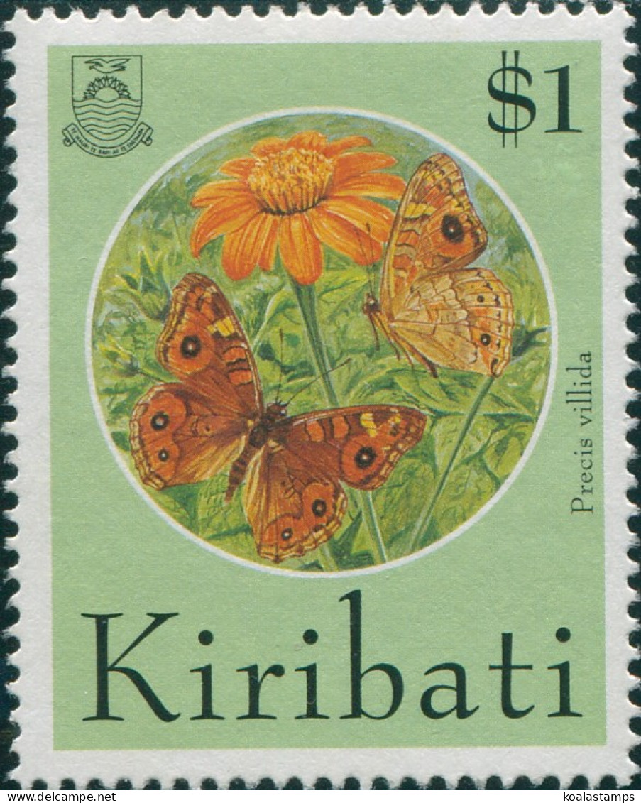 Kiribati 1994 SG457 $1 Butterflies And Moths FU - Kiribati (1979-...)