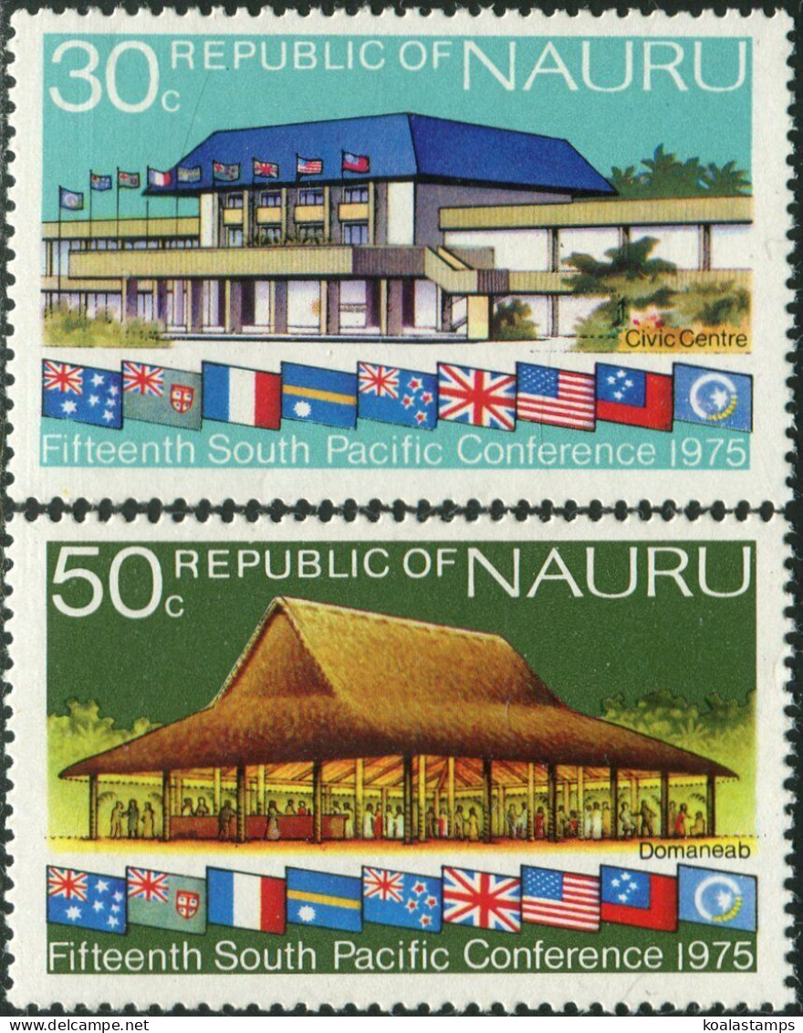Nauru 1975 SG137-138 South Pacific Commission Set MNH - Nauru
