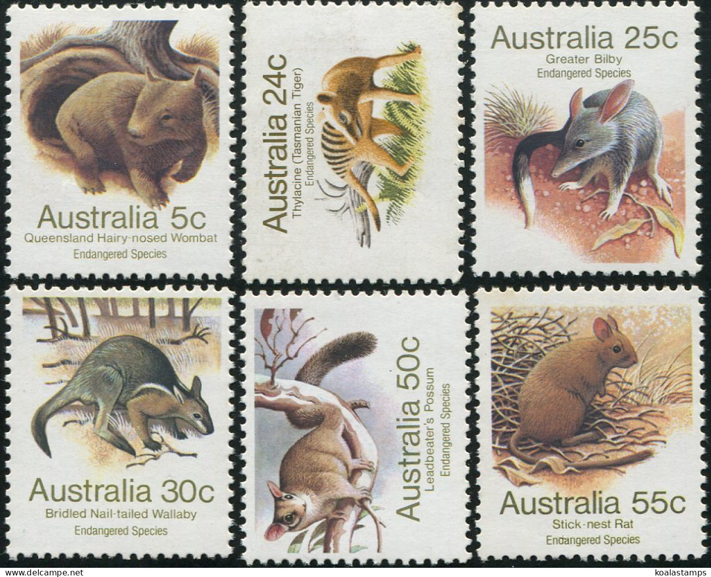 Australia 1981 SG784 Endangered Species Set Of 6 MNH - Altri & Non Classificati