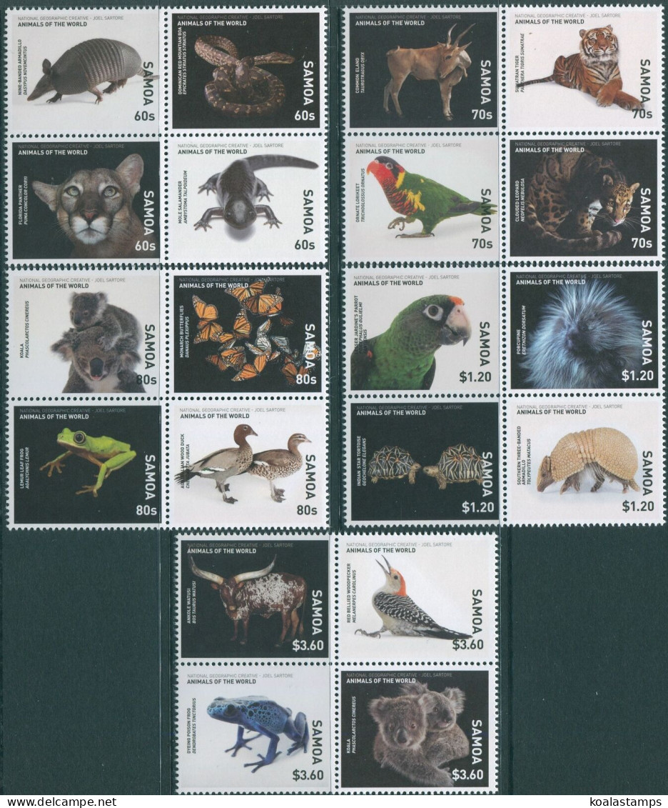 Samoa 2016 SG1384-1402 Animals Of The World Set MNH - Samoa (Staat)