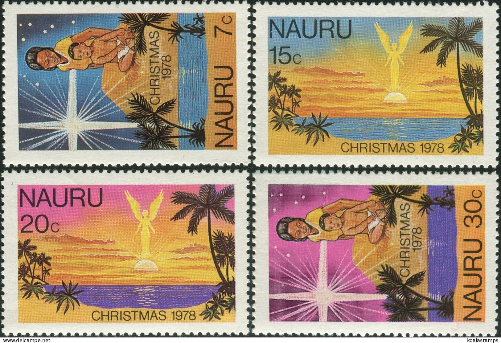 Nauru 1978 SG193-196 Christmas Set MNH - Nauru