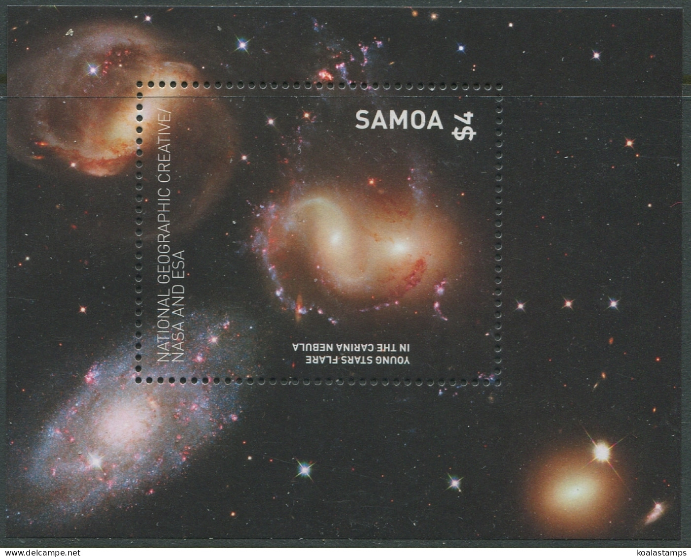 Samoa 2016 SG1436 Space Nebulus MS MNH - Samoa (Staat)