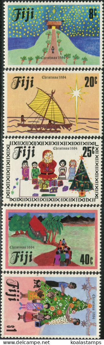 Fiji 1984 SG688-692 Christmas Set MNH - Fidji (1970-...)