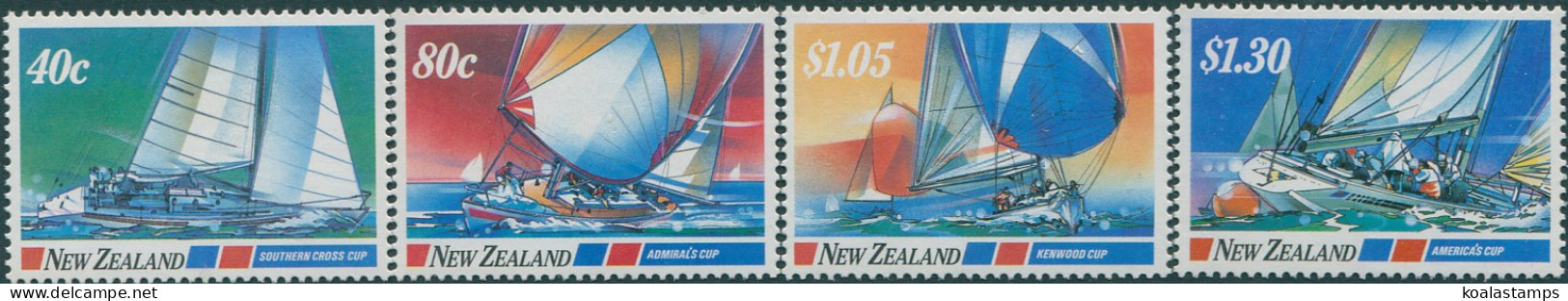 New Zealand 1987 SG1417-1420 Blue Water Classics Set MNH - Other & Unclassified