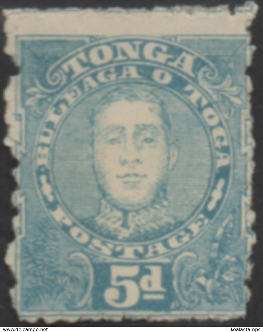 Tonga 1895 SG34 5d Blue King George II MNG - Tonga (1970-...)