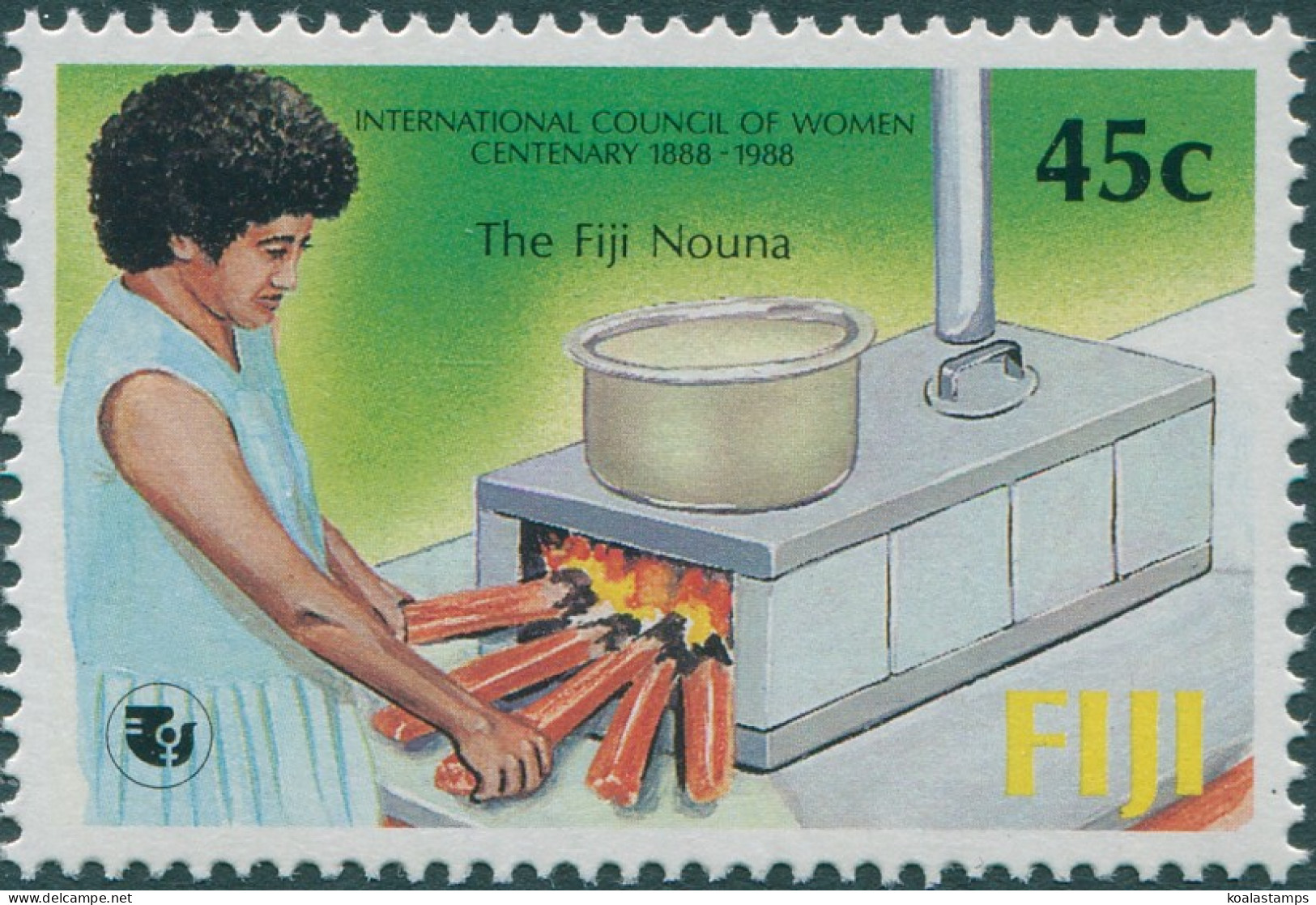 Fiji 1988 SG771 45c Council Of Women MNH - Fiji (1970-...)