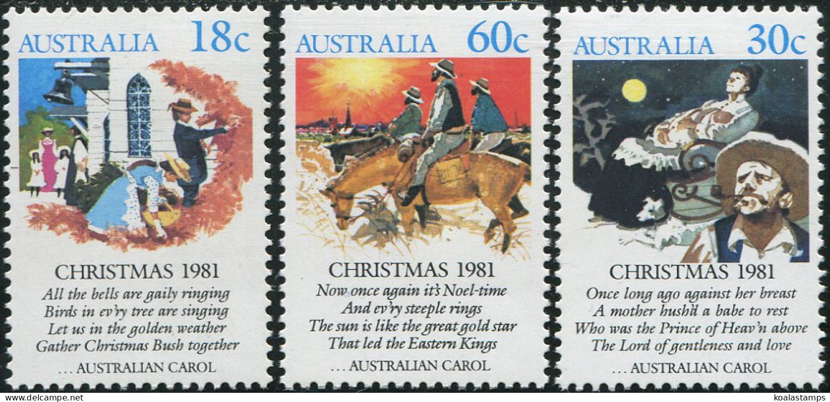 Australia 1981 SG828 Christmas Set MNH - Other & Unclassified
