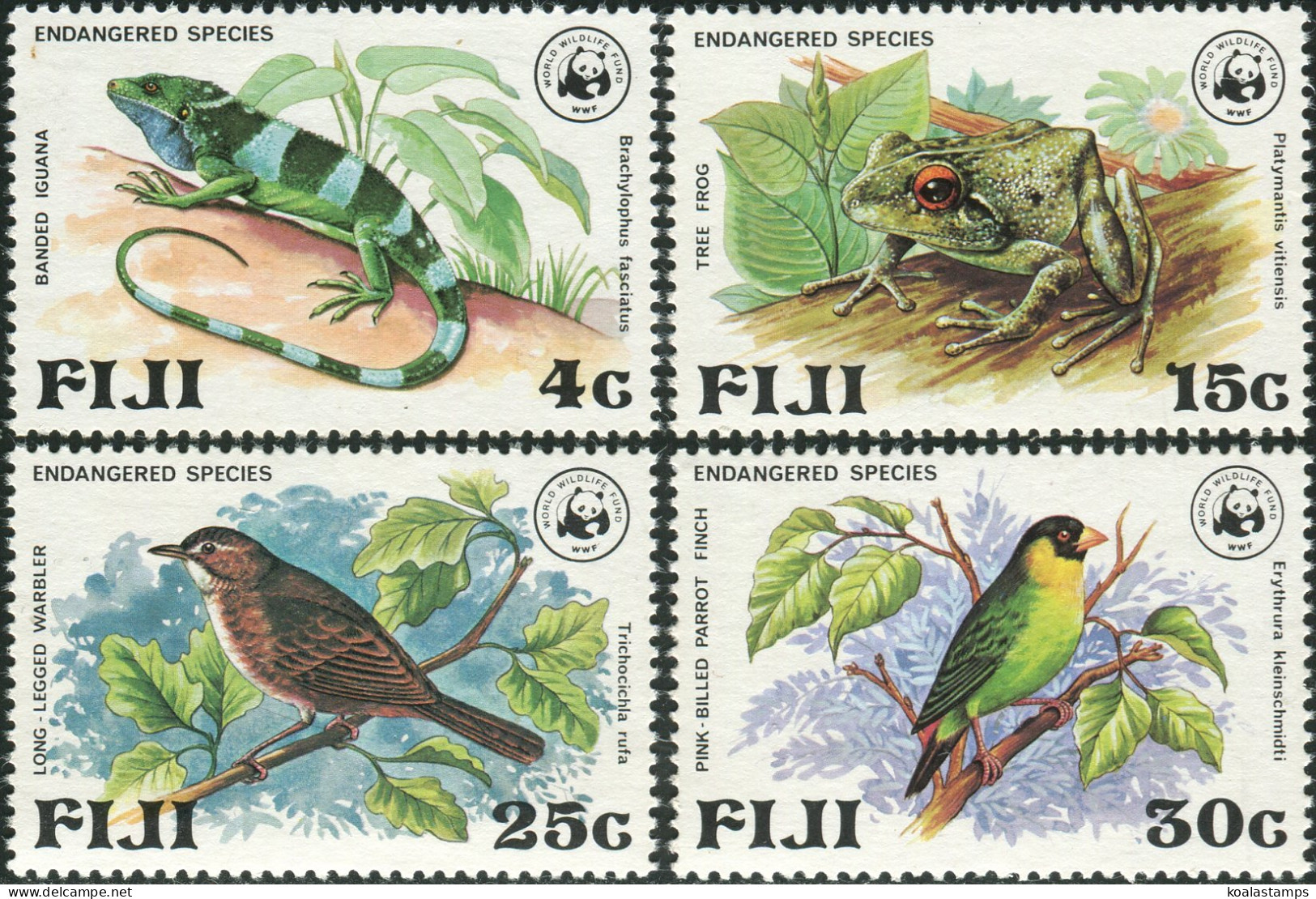 Fiji 1979 SG564-567 Endangered Wildlife Set MNH - Fidji (1970-...)