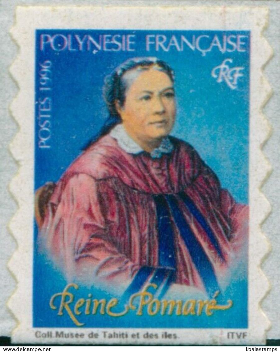 French Polynesia 1996 Sc#678A,SG747 Queen Pomare Self Adhesive MNH - Altri & Non Classificati