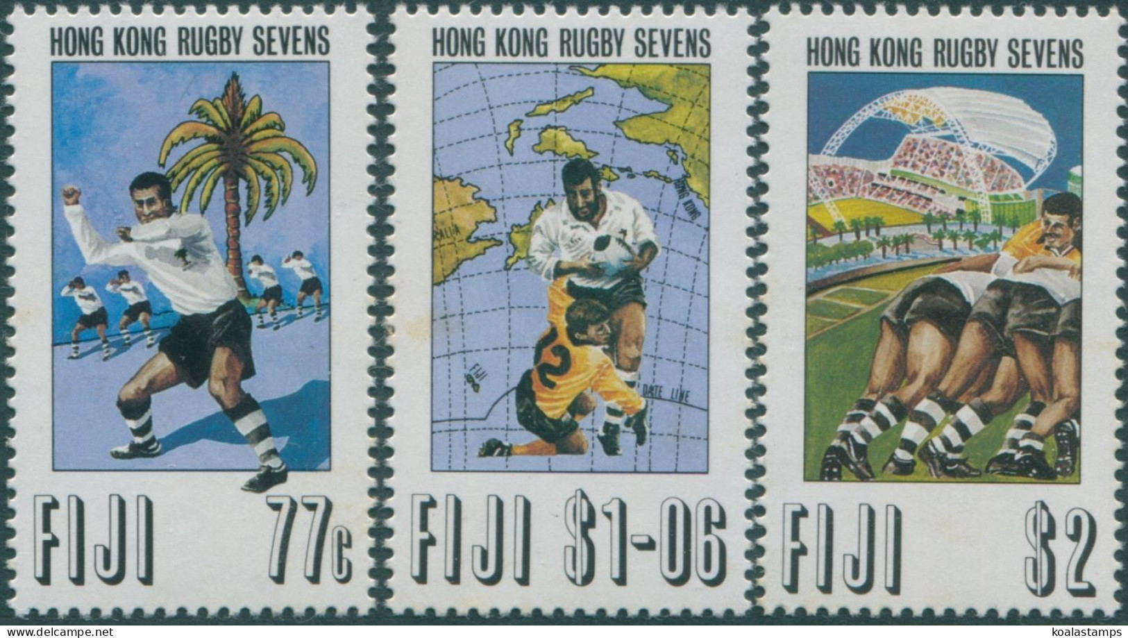 Fiji 1993 SG870-872 Rugby Sevens Set MNH - Fidji (1970-...)