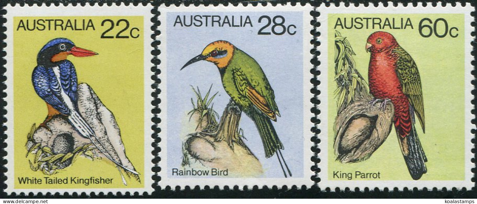Australia 1980 SG735 Birds Set Of 3 MNH - Otros & Sin Clasificación