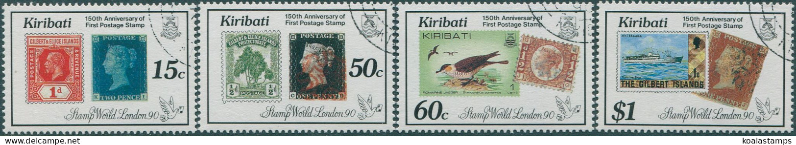 Kiribati 1990 SG322-325 First Postage Stamp Anniversary Set FU - Kiribati (1979-...)