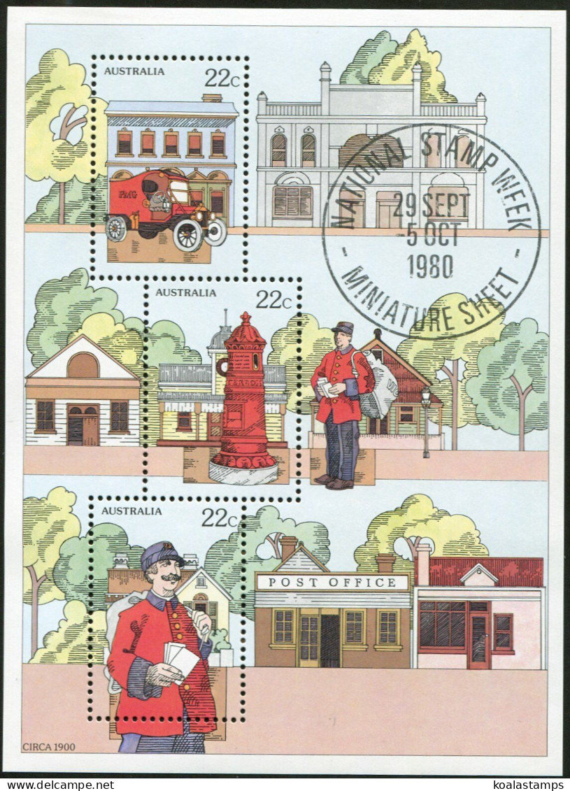 Australia 1980 SG757 National Stamp Week MS MNH - Andere & Zonder Classificatie