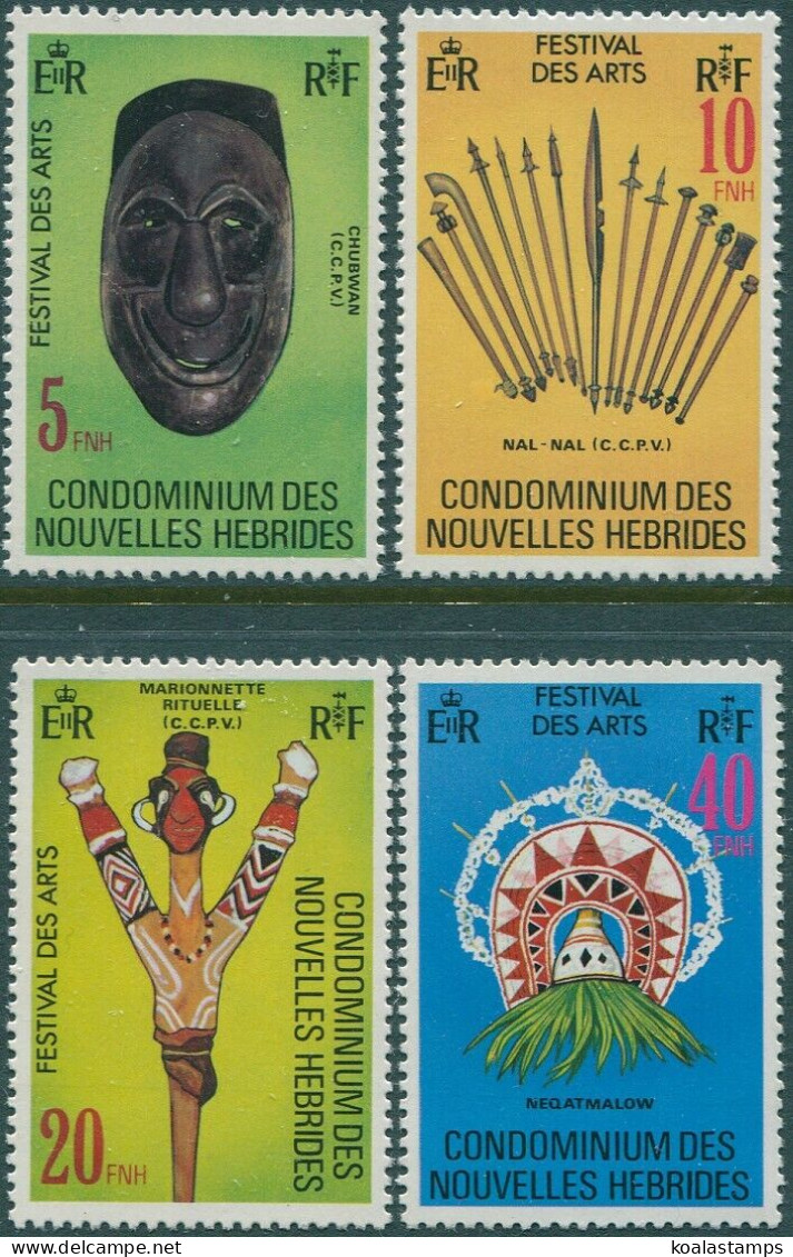 New Hebrides French 1979 SGF288-F291 Festival Of Arts Set MNH - Other & Unclassified