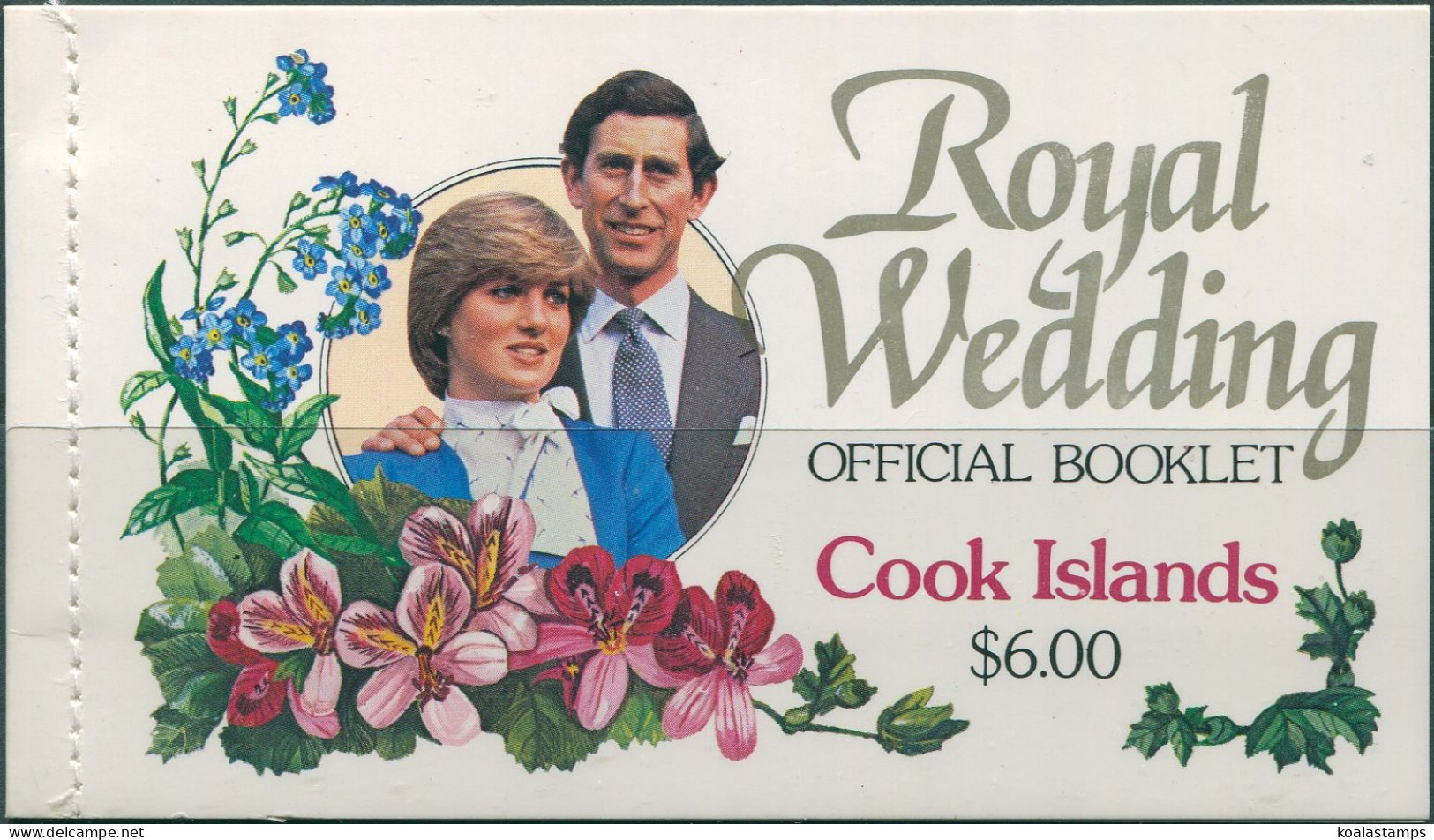 Cook Islands 1981 SG812-813B Royal Wedding Booklet MNH - Cook