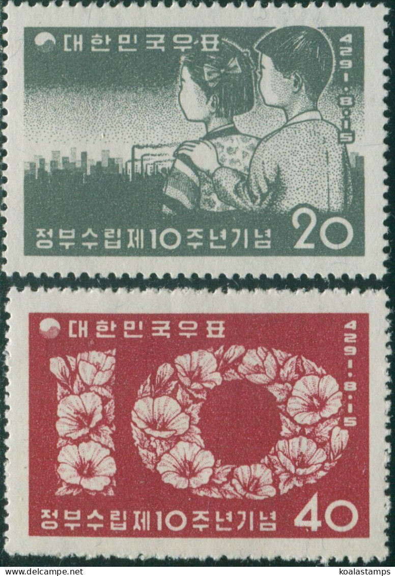 Korea South 1958 SG323-324 Children Set MNH - Korea (Süd-)