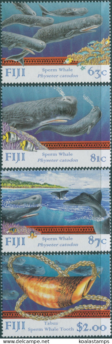 Fiji 1998 SG1021-1024 Sperm Whales Set MNH - Fiji (1970-...)