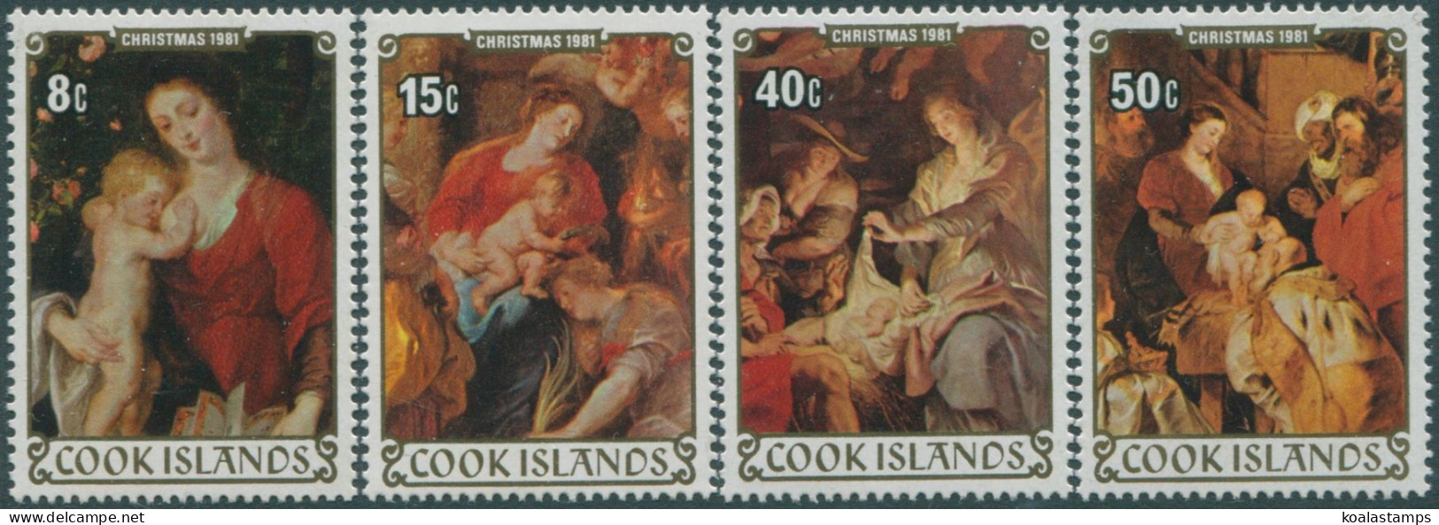 Cook Islands 1981 SG827-830 Christmas Set MLH - Cookeilanden