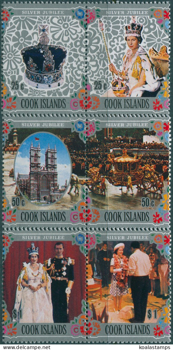 Cook Islands 1977 SG564-569 Silver Jubilee Set MNH - Cookeilanden