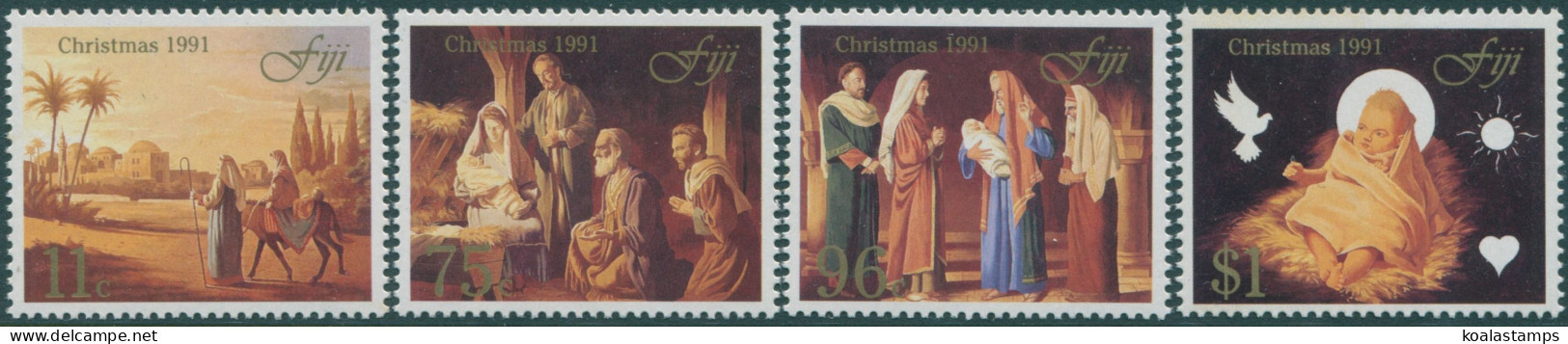 Fiji 1991 SG835-838 Christmas Set MNH - Fidji (1970-...)