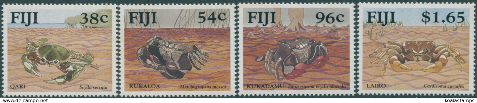 Fiji 1991 SG831-834 Mangrove Crabs Set MNH - Fidji (1970-...)