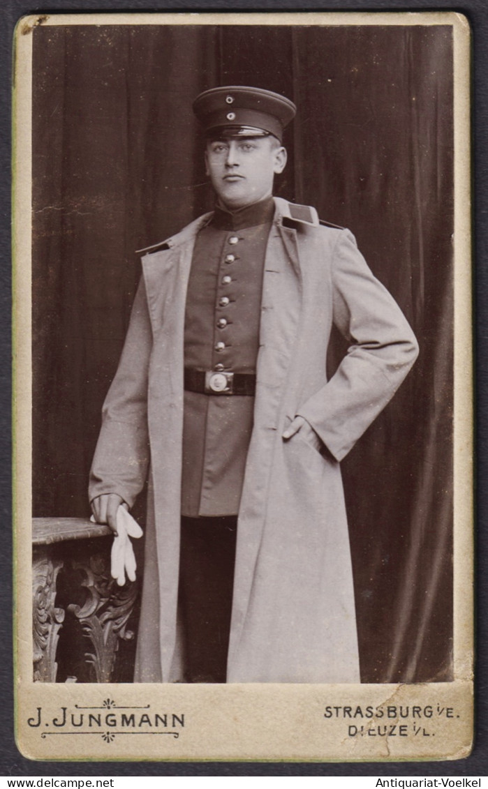 (Mann Im Uniform) - Standportrait Soldat Soldier CDV Foto Photo Vintage - Autres & Non Classés
