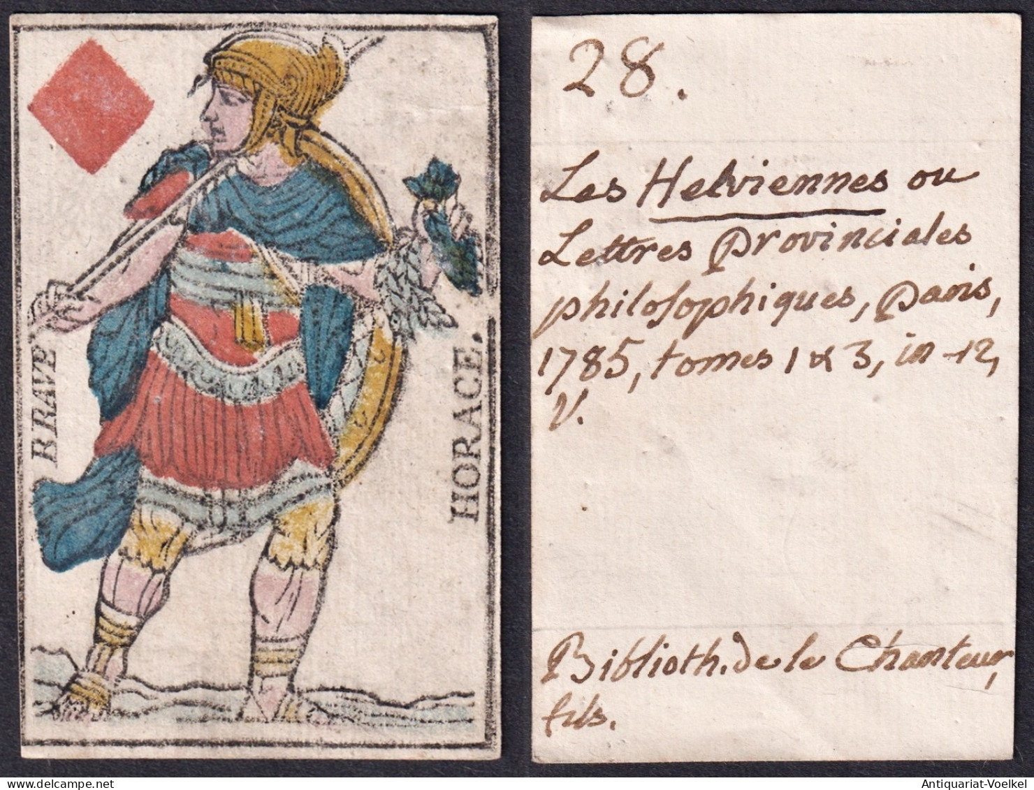 (Karo-König) - King Of Diamonds / Roi De Carreau / Playing Card Carte A Jouer Spielkarte Cards Cartes - Jugetes Antiguos
