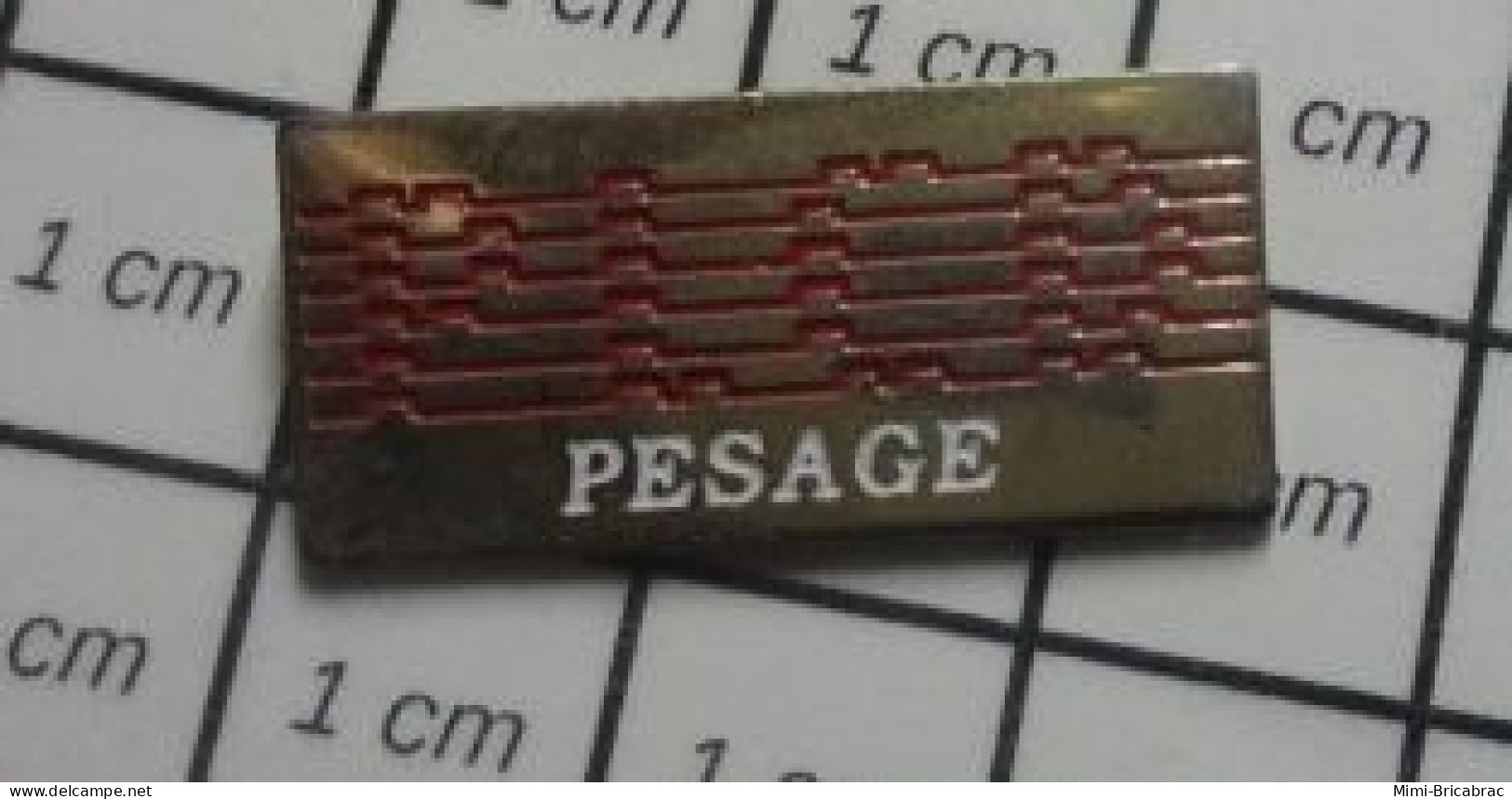 511D Pin's Pins / Beau Et Rare / MARQUES / PESAGE - Marcas Registradas