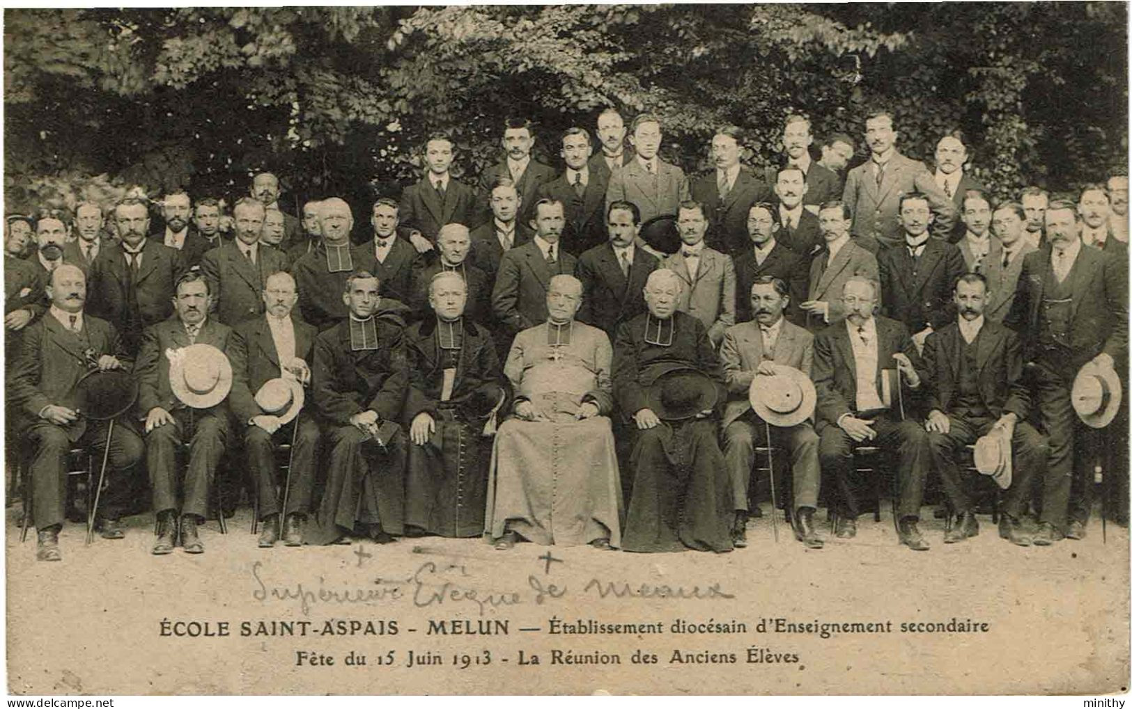 MELUN  -  Ecole Saint-Aspais  -  La Réunion Des Anciens élèves - Schulen