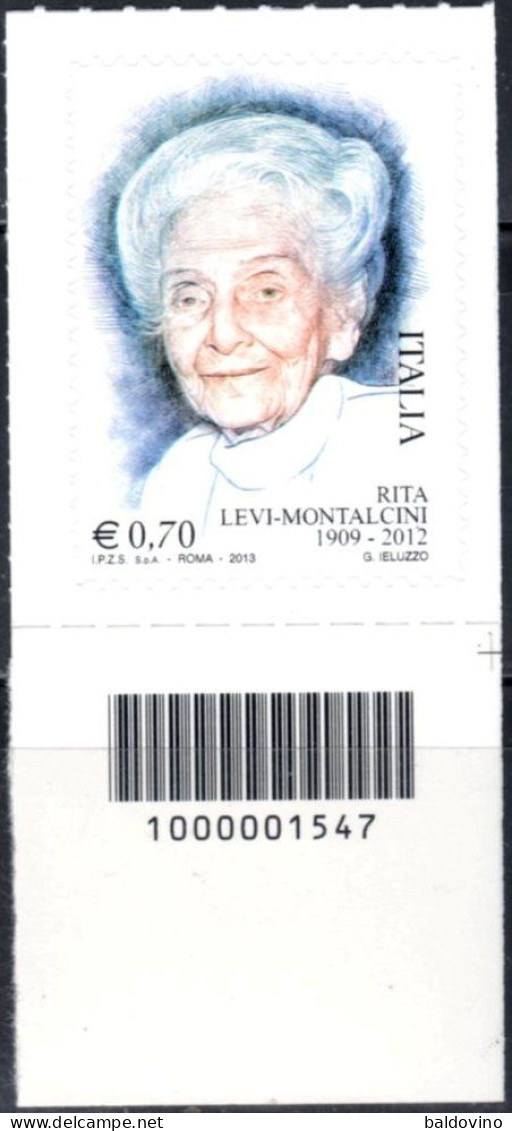 Italia 2013 Lotto 21 valori codice a barre (vedi descrizione).