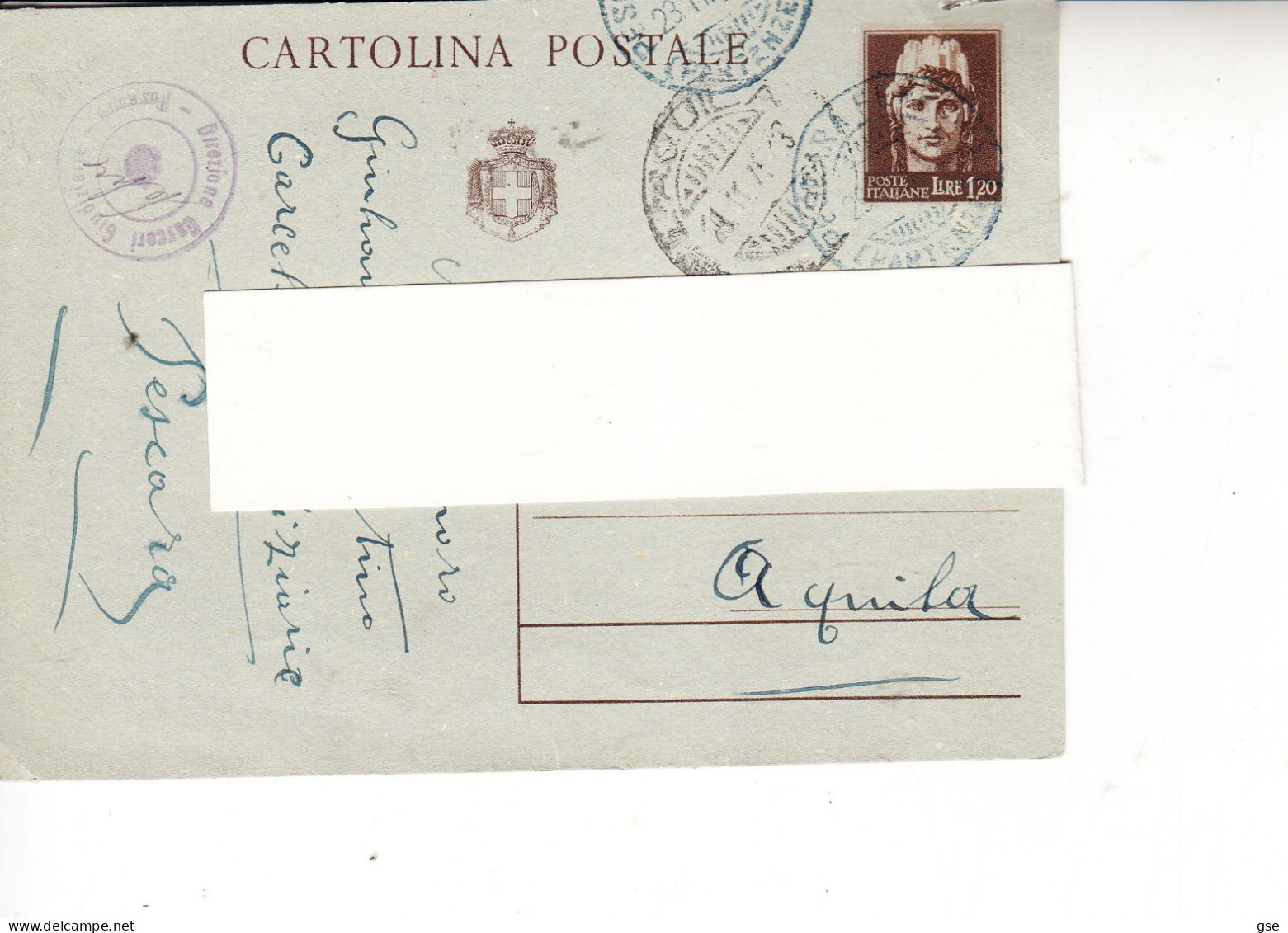 ITALIA  1950 - Intero Postale - Entiers Postaux