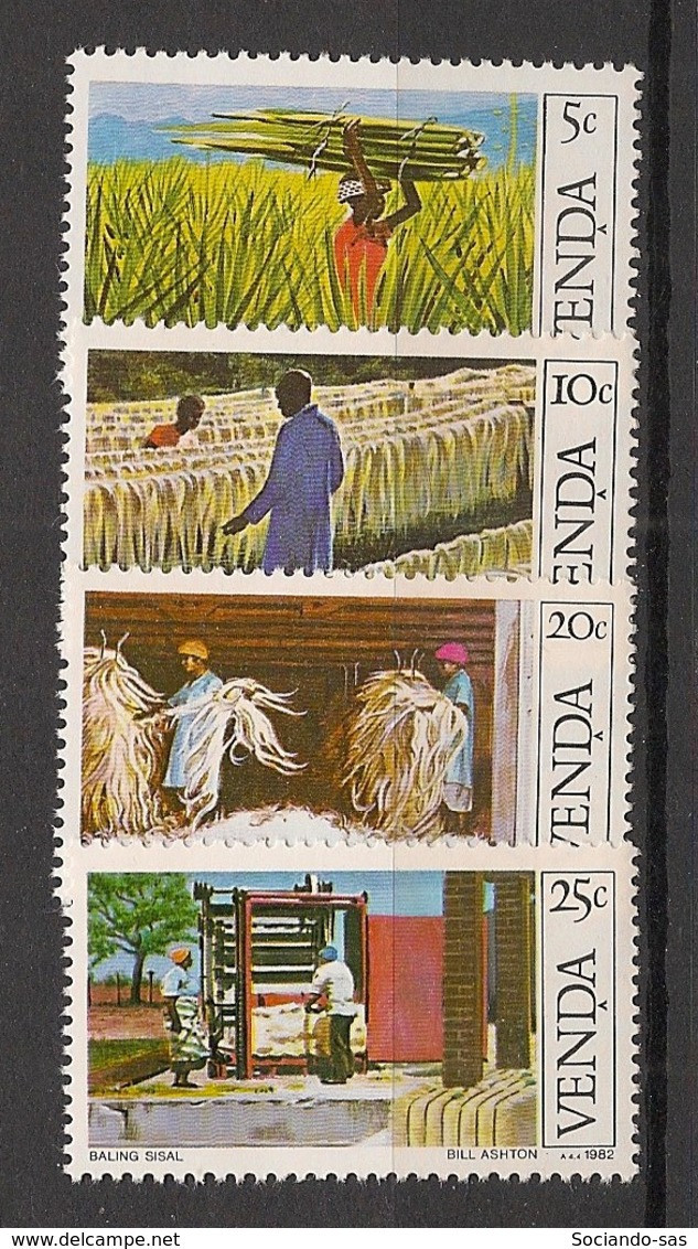 VENDA - 1982 - N°YT. 54 à 57 - Agriculture / Sisal - Neuf Luxe ** / MNH / Postfrisch - Venda
