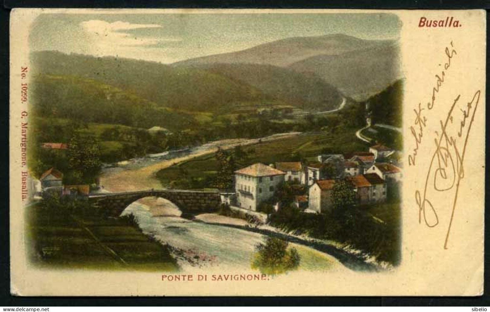 Busalla - Ponte Di Savignone - Viaggiata 1901 - Rif. 05848 - Autres & Non Classés
