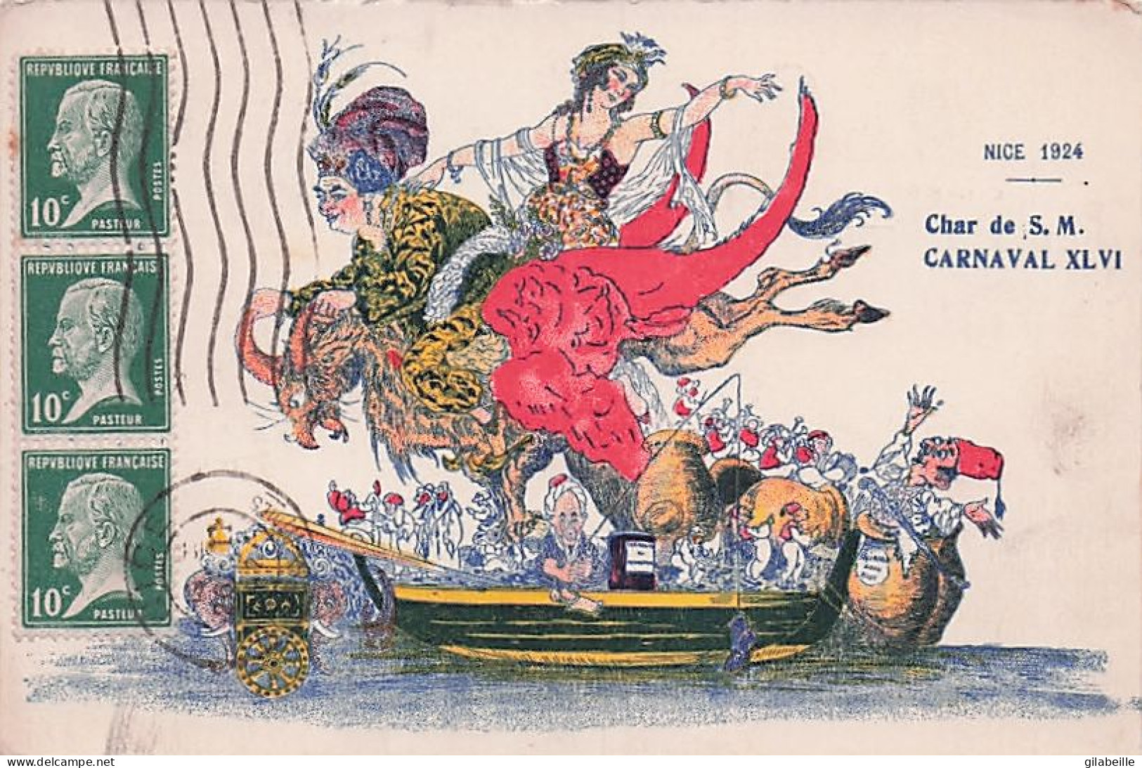 06 - NICE - 1924 - Char De S . M Carnaval XLVI - Other & Unclassified