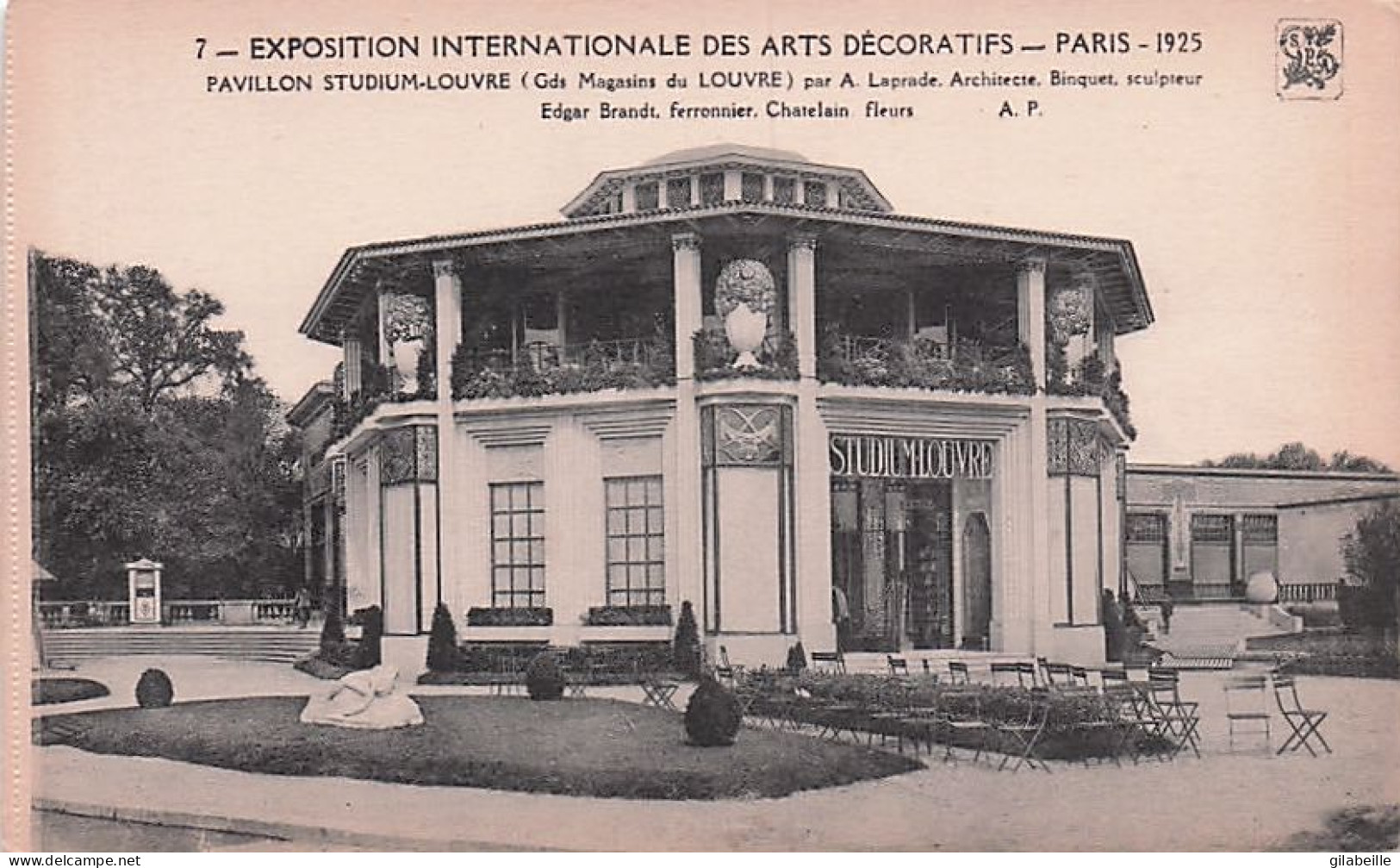 75 - PARIS - exposition des arts decoratifs - lot 9 cartes