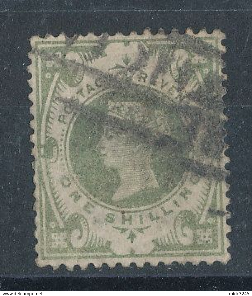 GB N°103 Victoria 1s Vert De 1887-1900 - Oblitérés