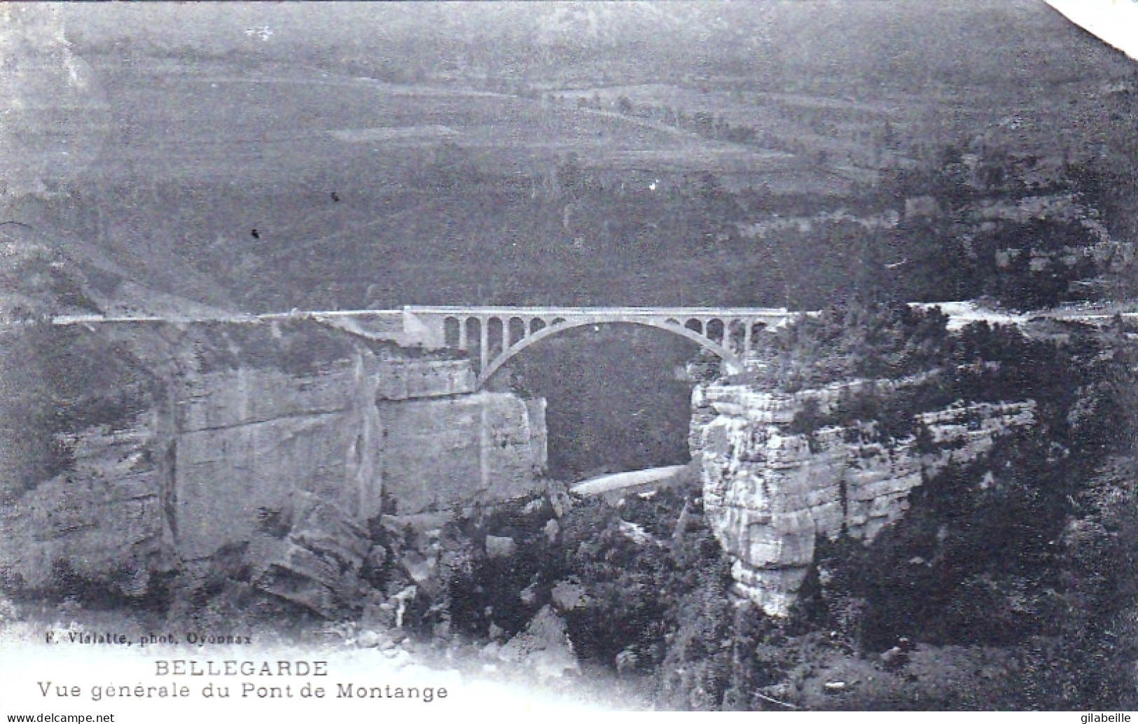 01 - BELLEGARDE Sur VALSERINE -  Vue Generale Du Pont De Montange - Bellegarde-sur-Valserine