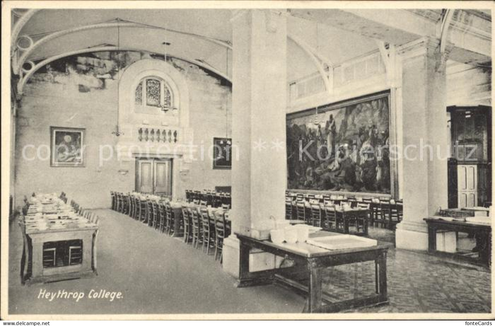 11750250 Heythrop College Dining Room Chipping Norton - Other & Unclassified