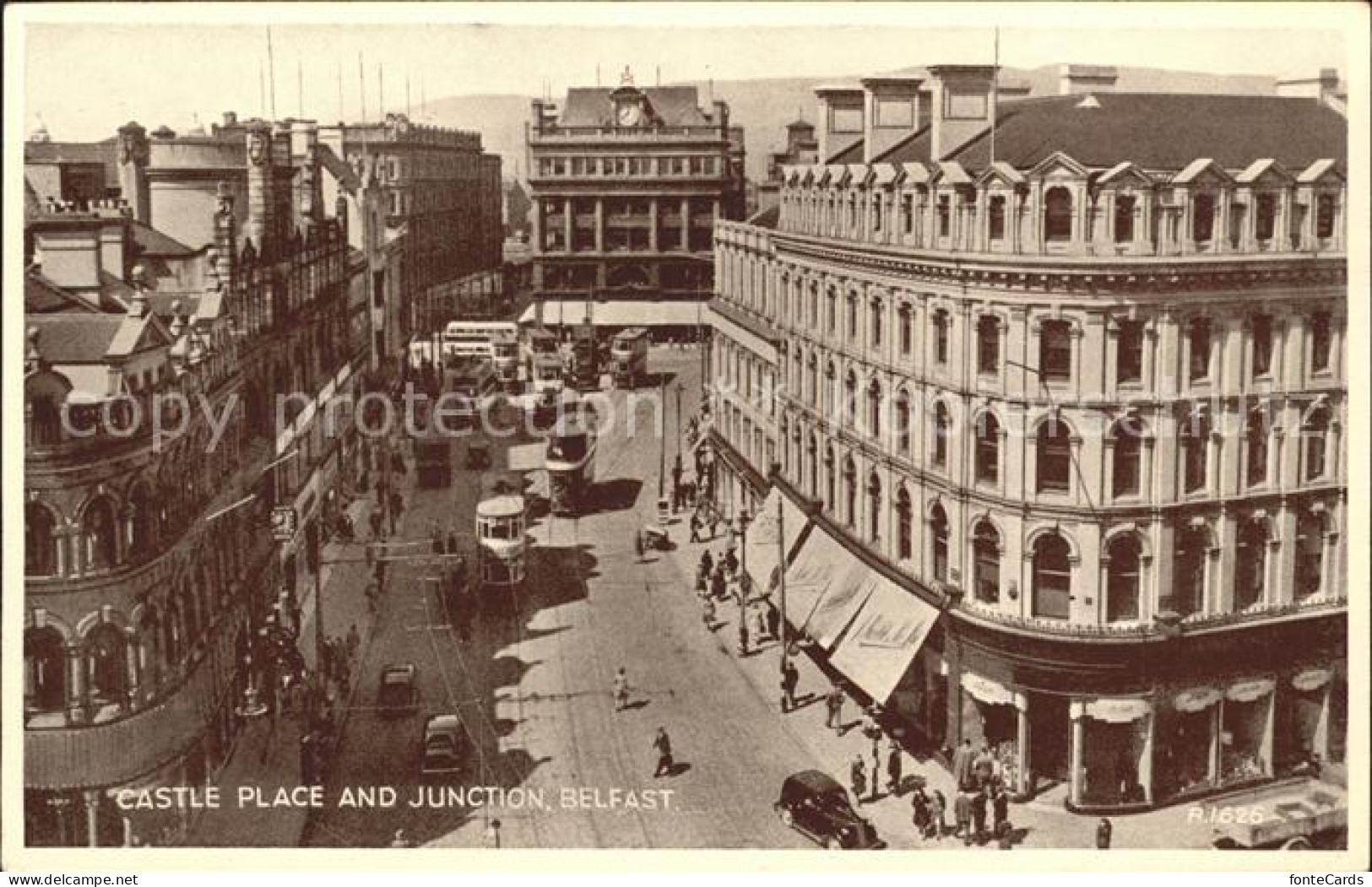 11750248 Belfast Castle Place And Junction Valentine's Post Card Belfast - Other & Unclassified