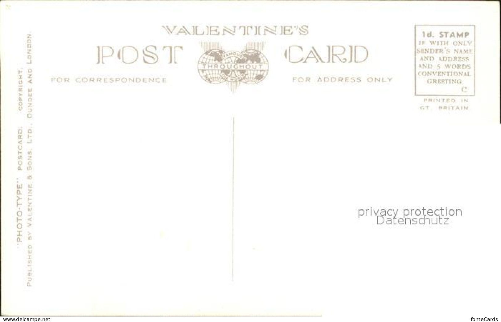 11750248 Belfast Castle Place And Junction Valentine's Post Card Belfast - Autres & Non Classés