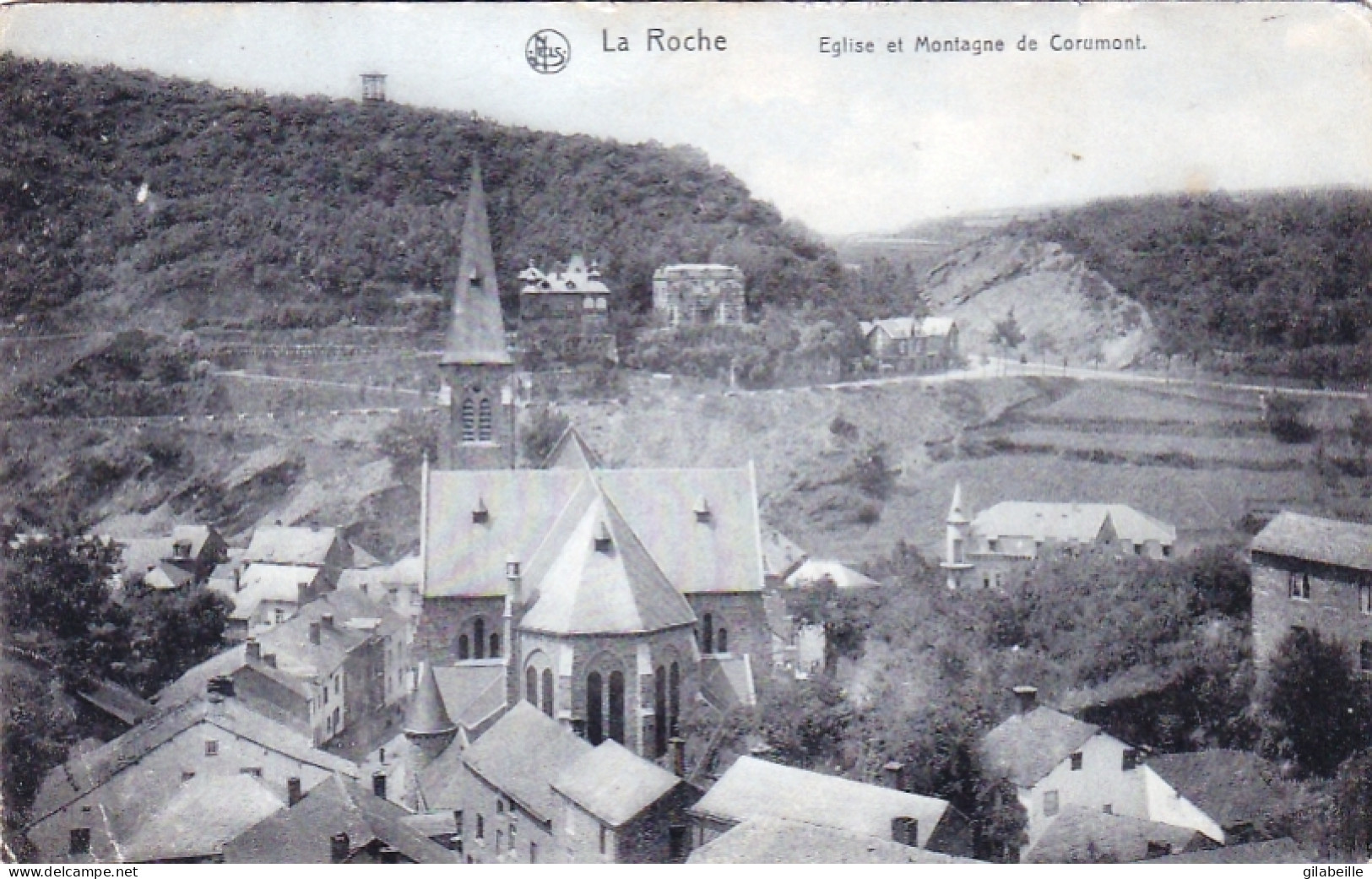 LAROCHE En ARDENNE -eglise Et Montagne D Corumont - La-Roche-en-Ardenne