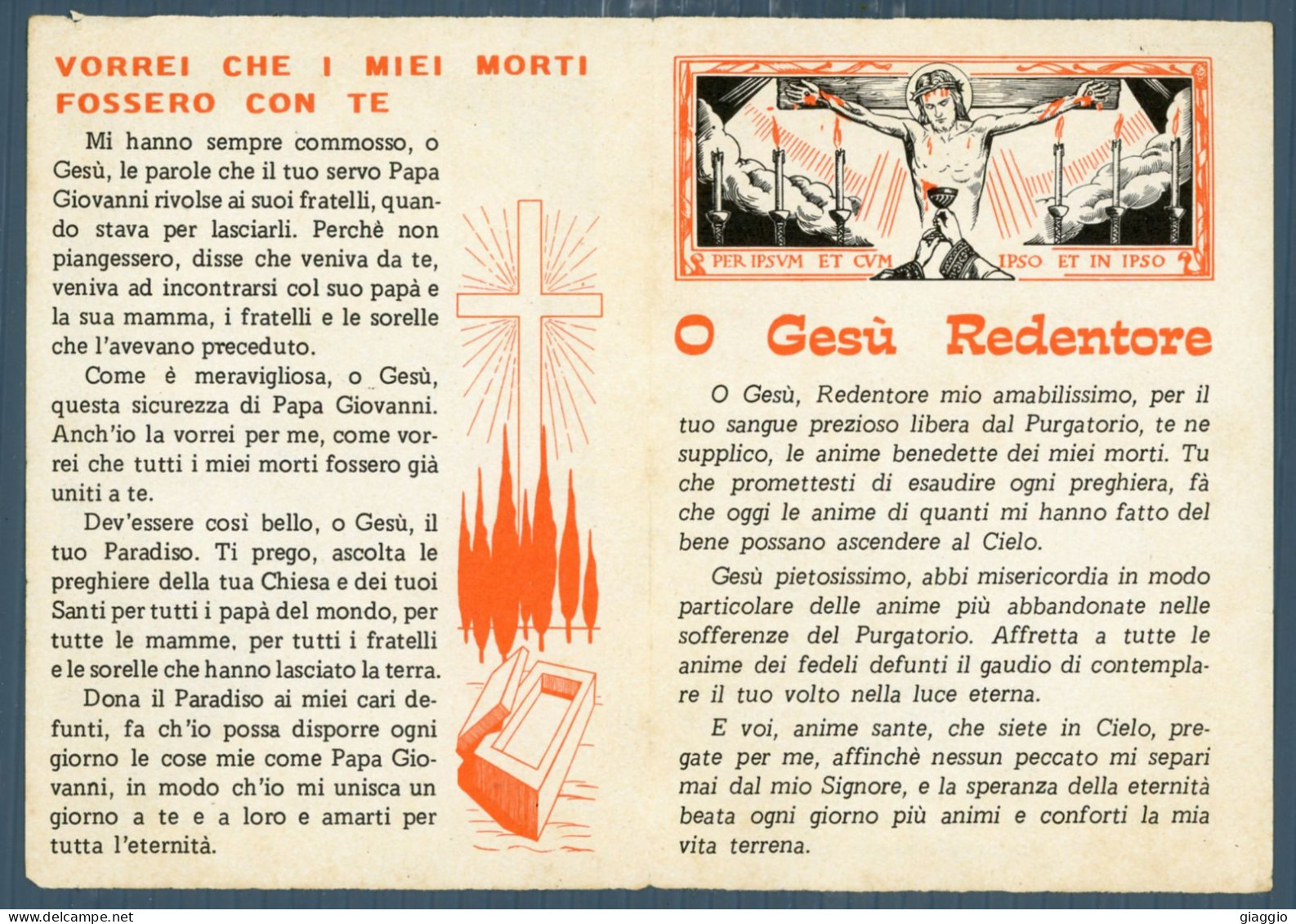 °°° Santino N. 9319 - Papa Giovanni Xxiii °°° - Religion & Esotérisme