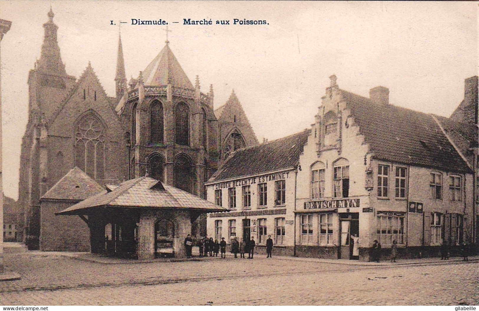 DIXMUIDE - DIXMUDE - Marché Aux Poissons - Estaminet - Diksmuide