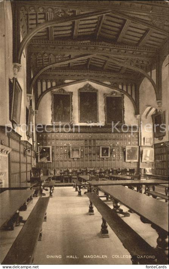 11750233 Oxford Oxfordshire Dining Hall Magdalen College  - Andere & Zonder Classificatie