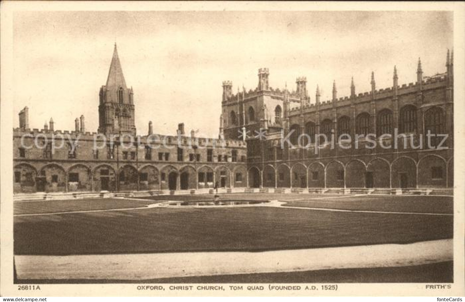 11750229 Oxford Oxfordshire Christ Church Tom Quad 16th Century Frith's Series  - Other & Unclassified