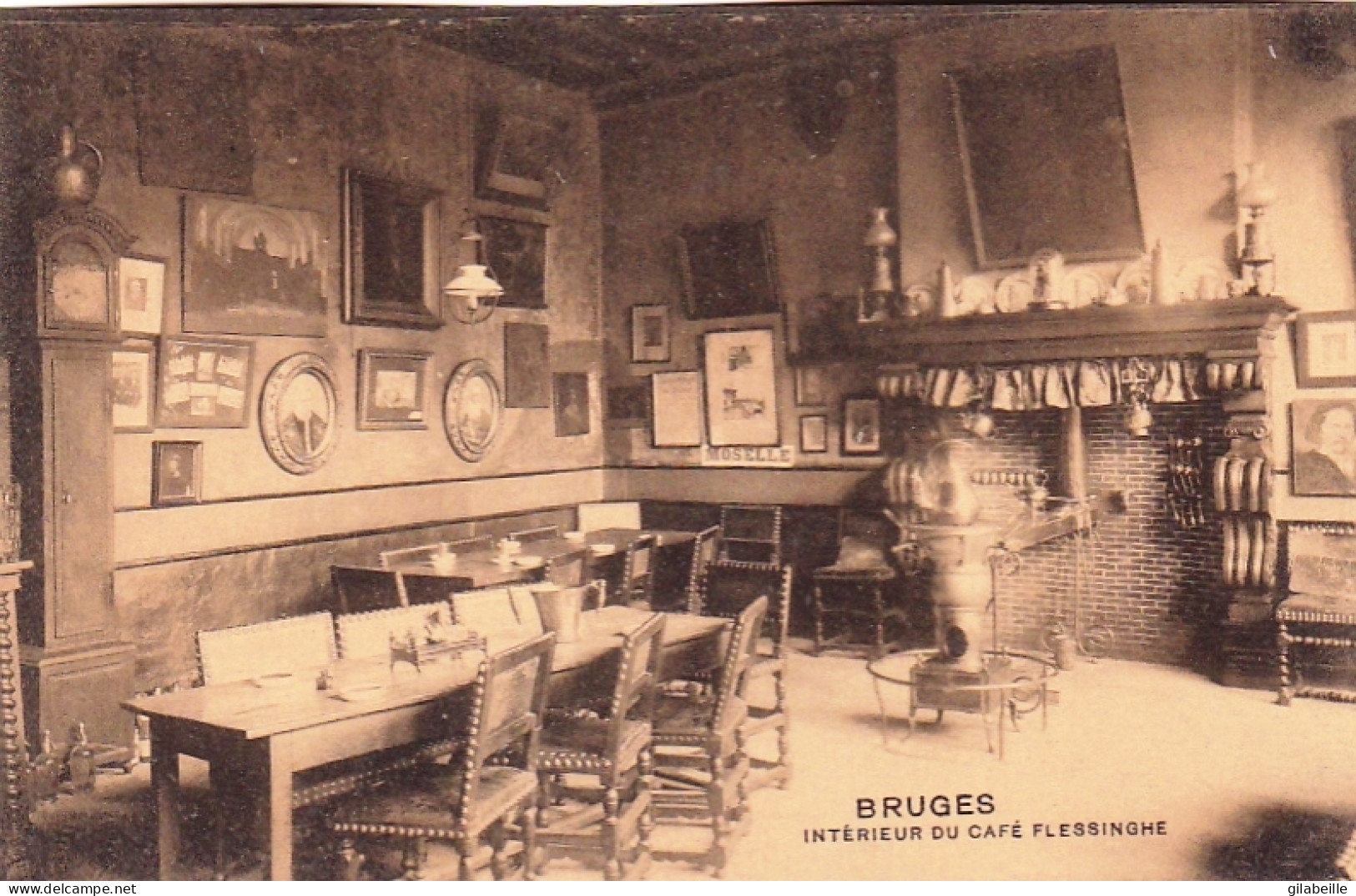 BRUGGE - BRUGES - Interieur Du Café Flessinghe - Brugge
