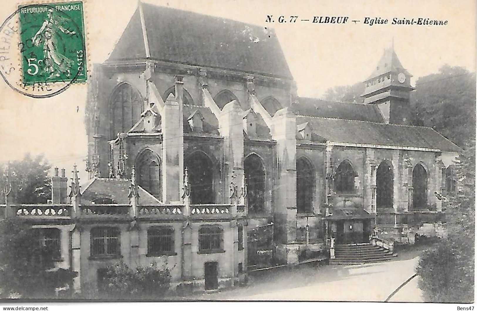 76 Elbeuf Église St-Etienne - Elbeuf