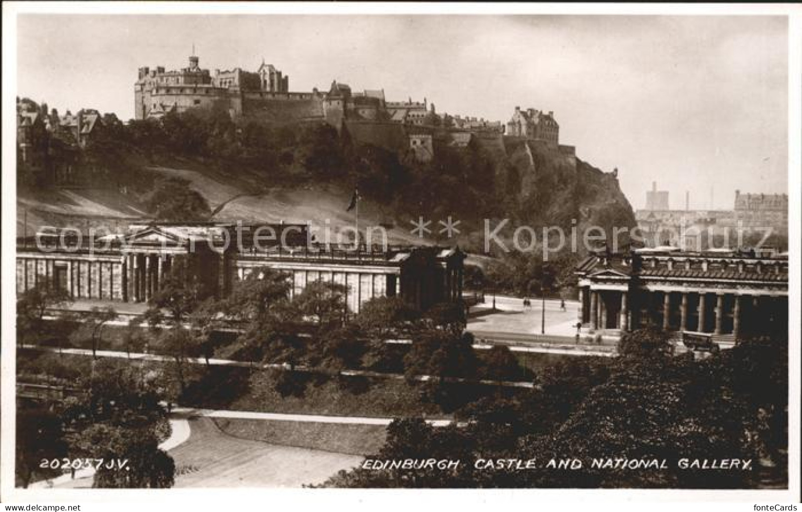11750188 Edinburgh Castle And National Gallery Edinburgh - Other & Unclassified